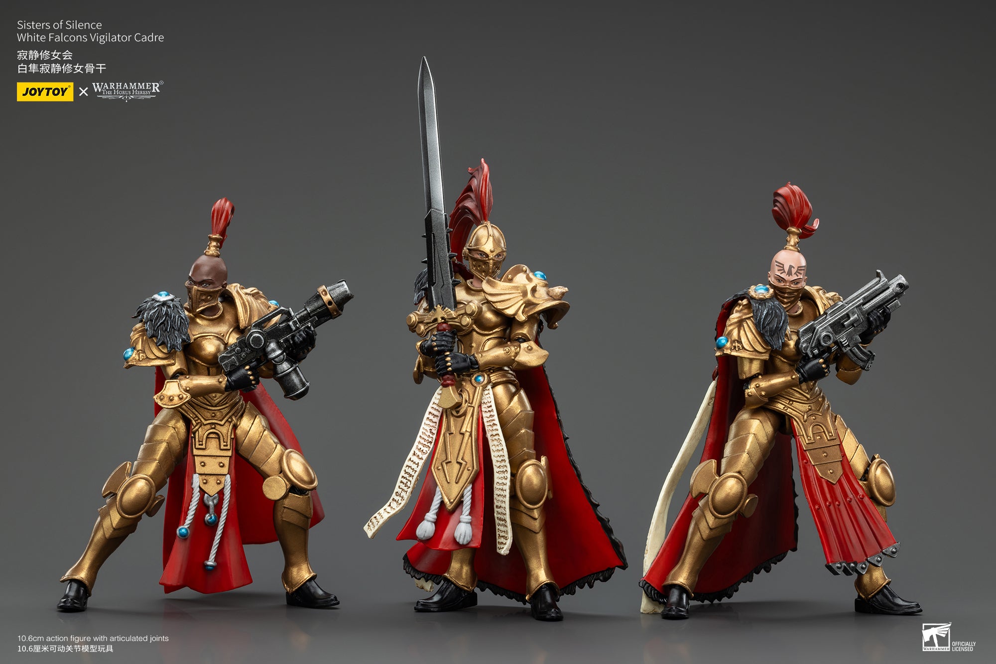 JOYTOY 1/18 Scale Warhammer The Horus Heresy Sisters of Silence Action Figure - Collectible Miniature for Tabletop Gaming & Display