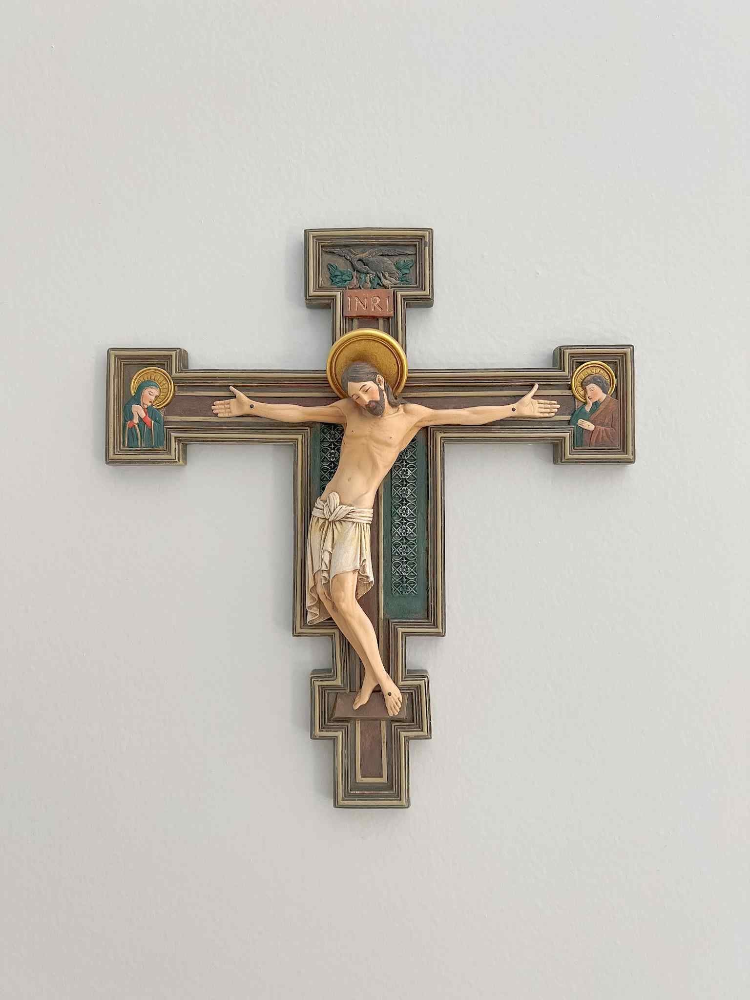 Florentine Crucifix - Handcrafted Italian Wooden Cross for Home Decor, Wall Hanging & Religious Gifts | Perfect for Church, Bedroom & Spiritual Spaces