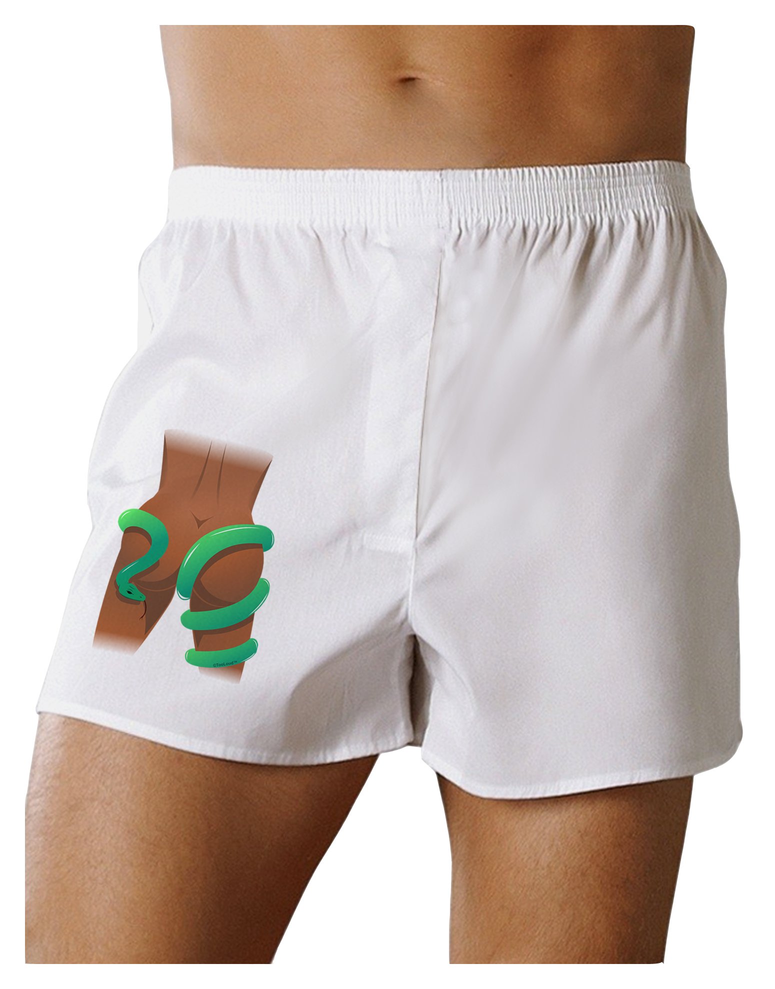 TooLoud Lady Anaconda Design Dark Boxer Shorts - Comfortable Women's Underwear for Everyday Wear & Sleep