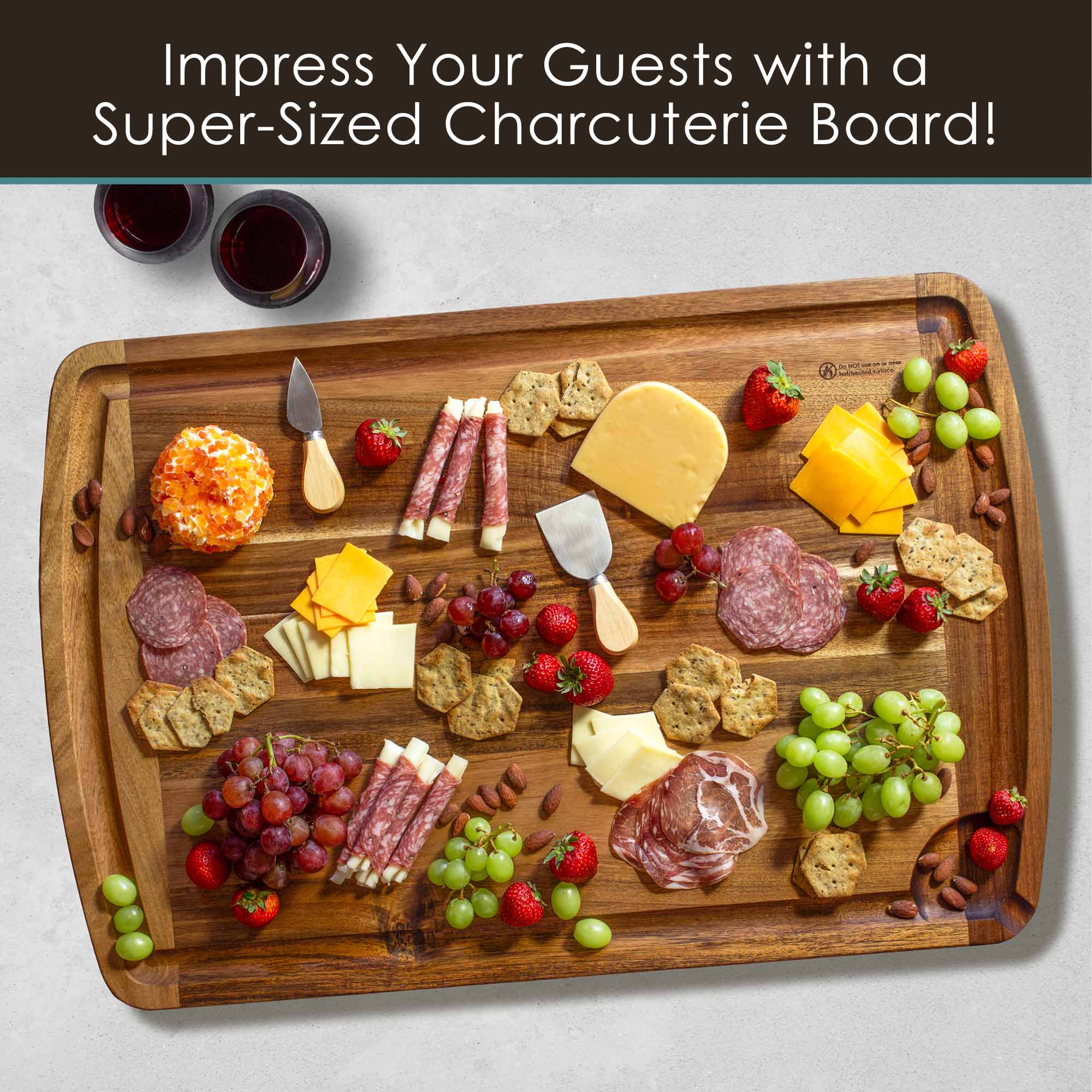 Premium Rock & Branch® 600SI Bamboo Cutting Board 30