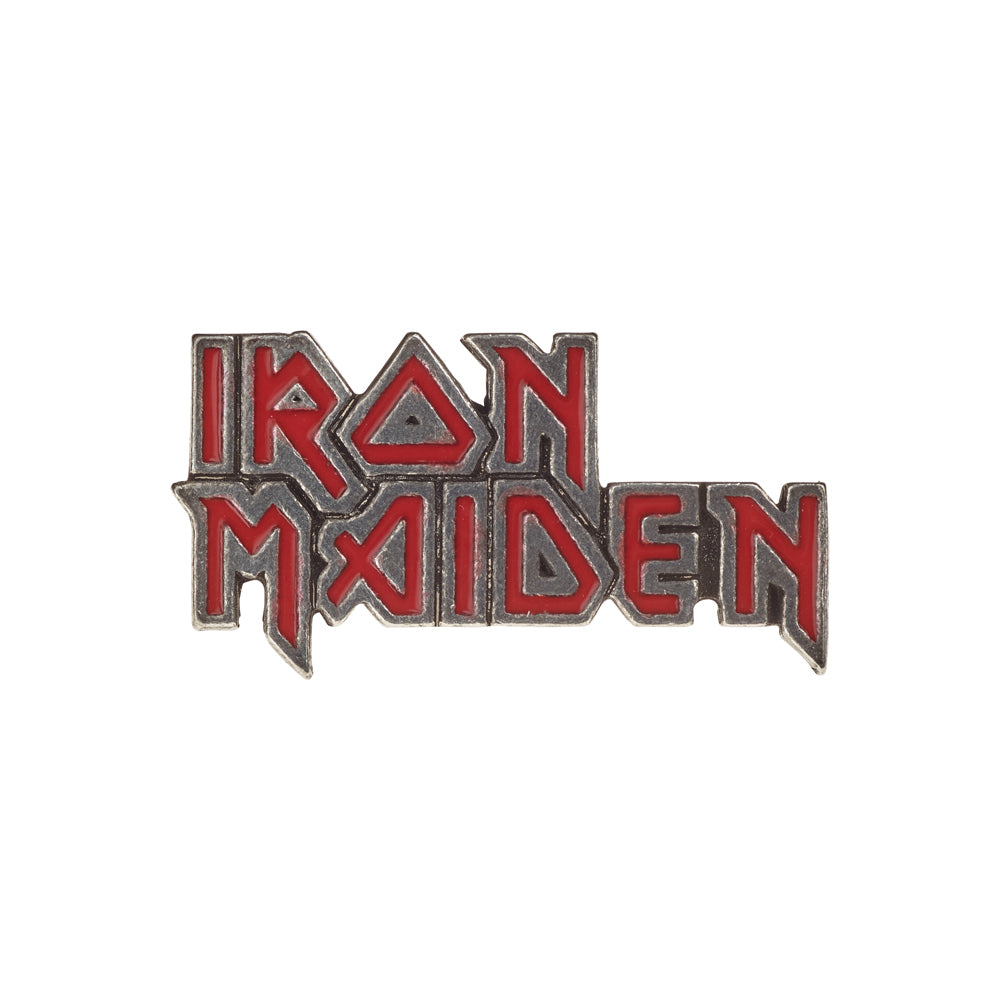 Iron Maiden Enamelled Logo Pin - Official Band Merchandise for Fans, Collectors & Gifts - Perfect for Jackets, Hats, Backpacks & Concert Outfits