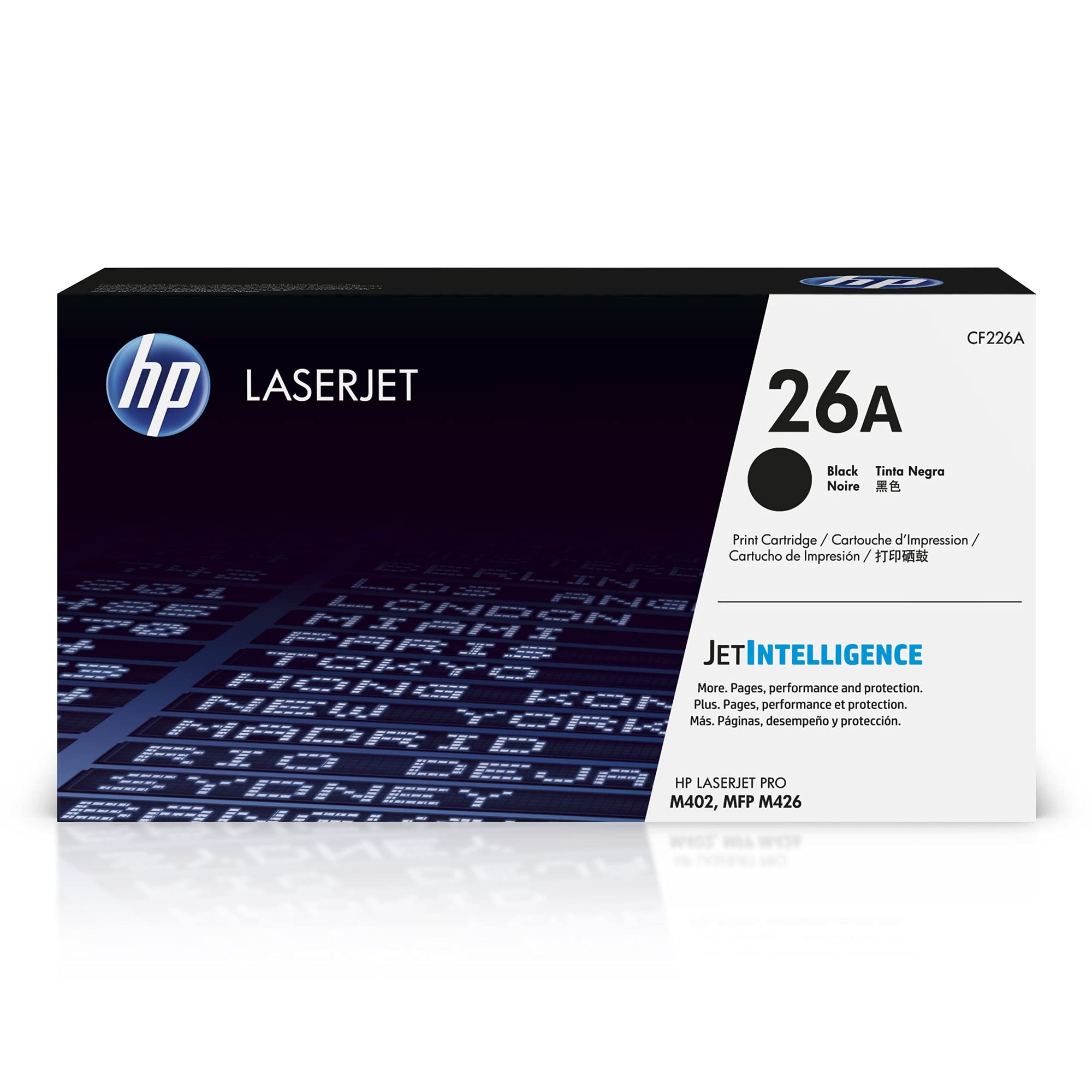 Original HP 26A Black Toner Cartridge | Compatible with HP LaserJet Pro M402 & M426 Series Printers | CF226A Replacement | Ideal for Office Printing, Document Scanning & High-Volume Business Use