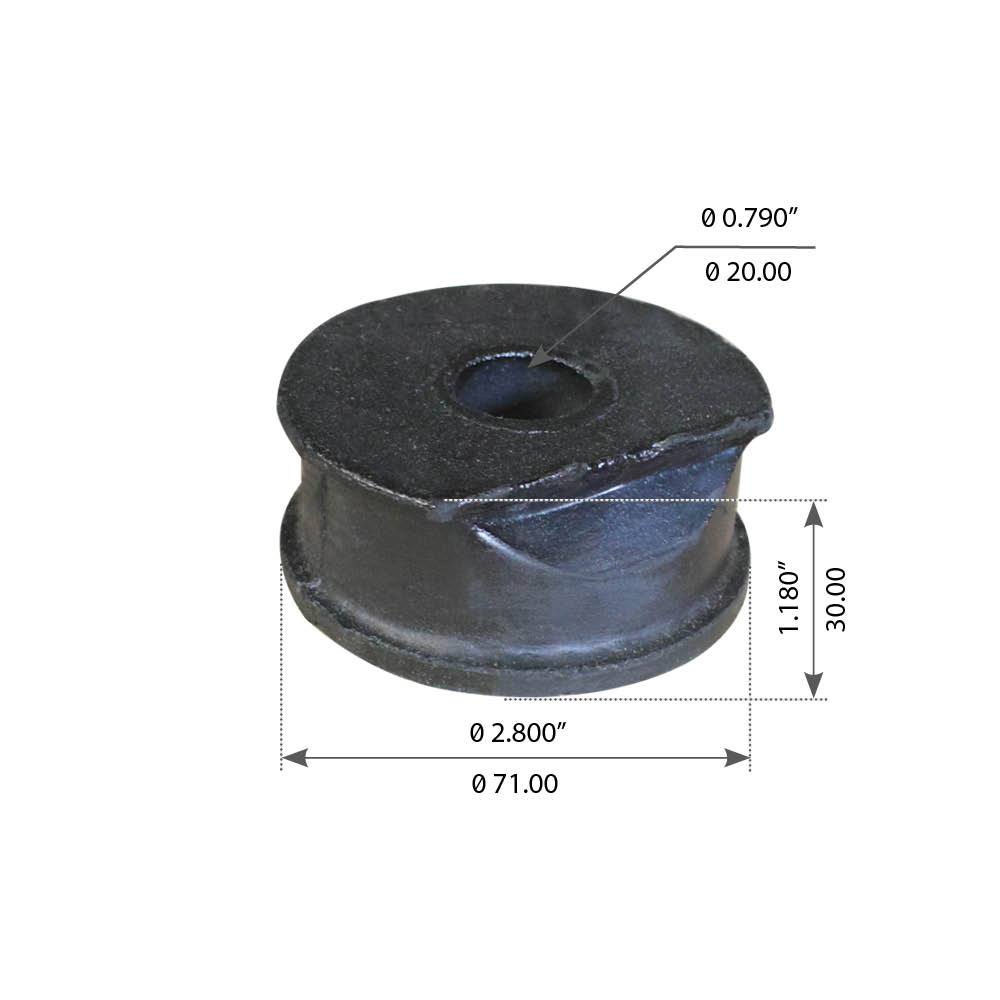 High-Quality Cabin Mount Bush for International Navistar Trucks - Replacement for 473987C1 & 473987C2 - Durable Suspension Part for Smooth Ride & Heavy-Duty Performance