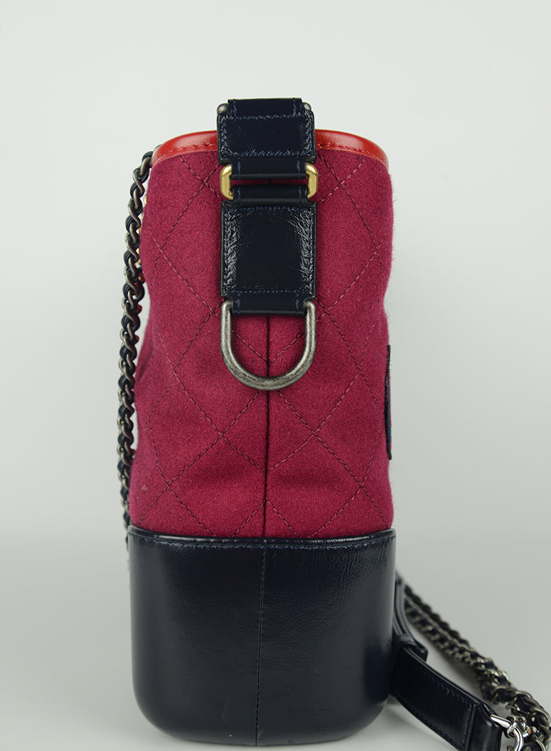 Chanel Gabrielle Red and Blue Leather Shoulder Bag - Luxury Designer Handbag for Women, Perfect for Parties, Work & Everyday Use