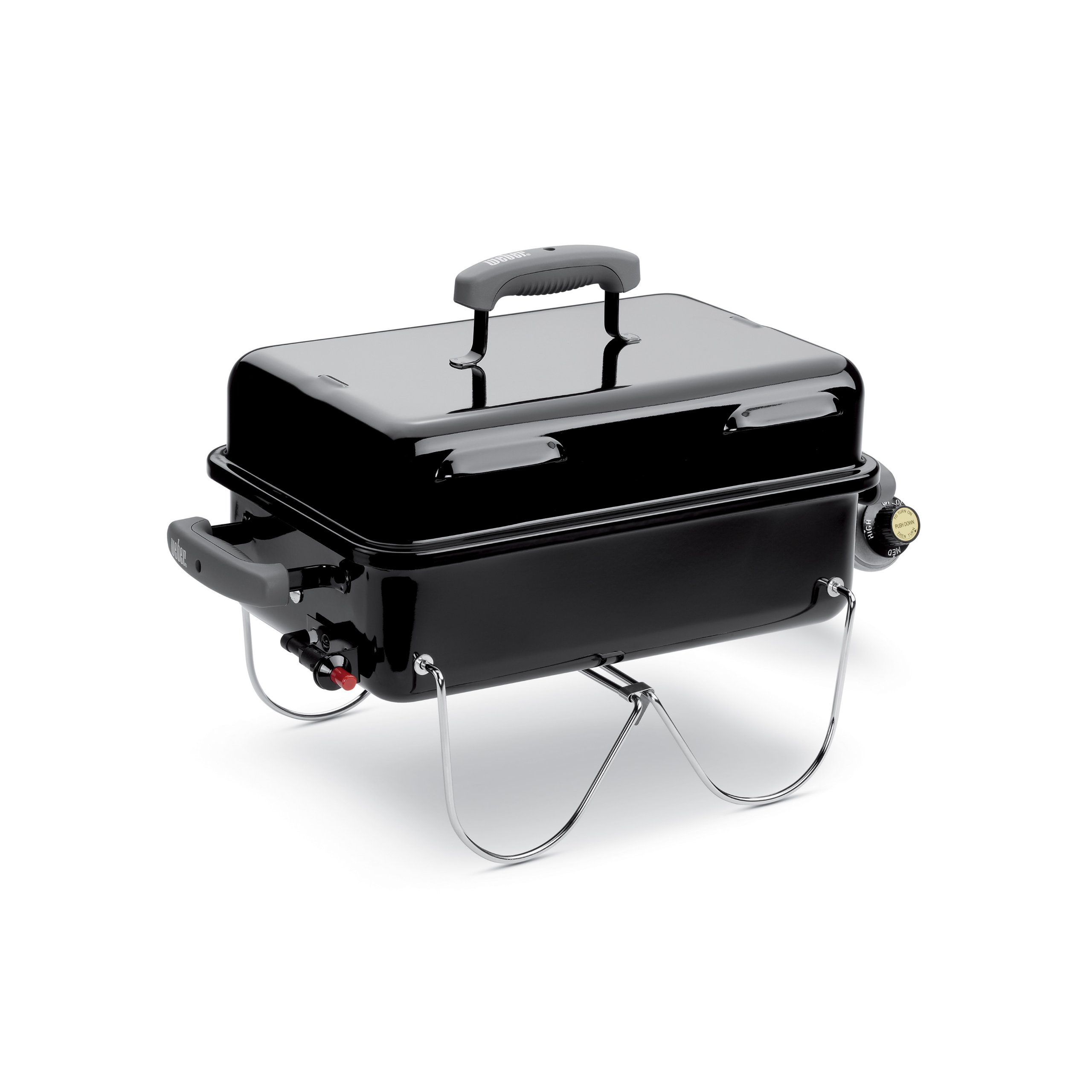 Portable Weber Go-Anywhere Gas Grill - Compact Black Charcoal Grill for Camping, Picnics & Tailgating - Perfect for Outdoor Cooking & Backyard BBQs