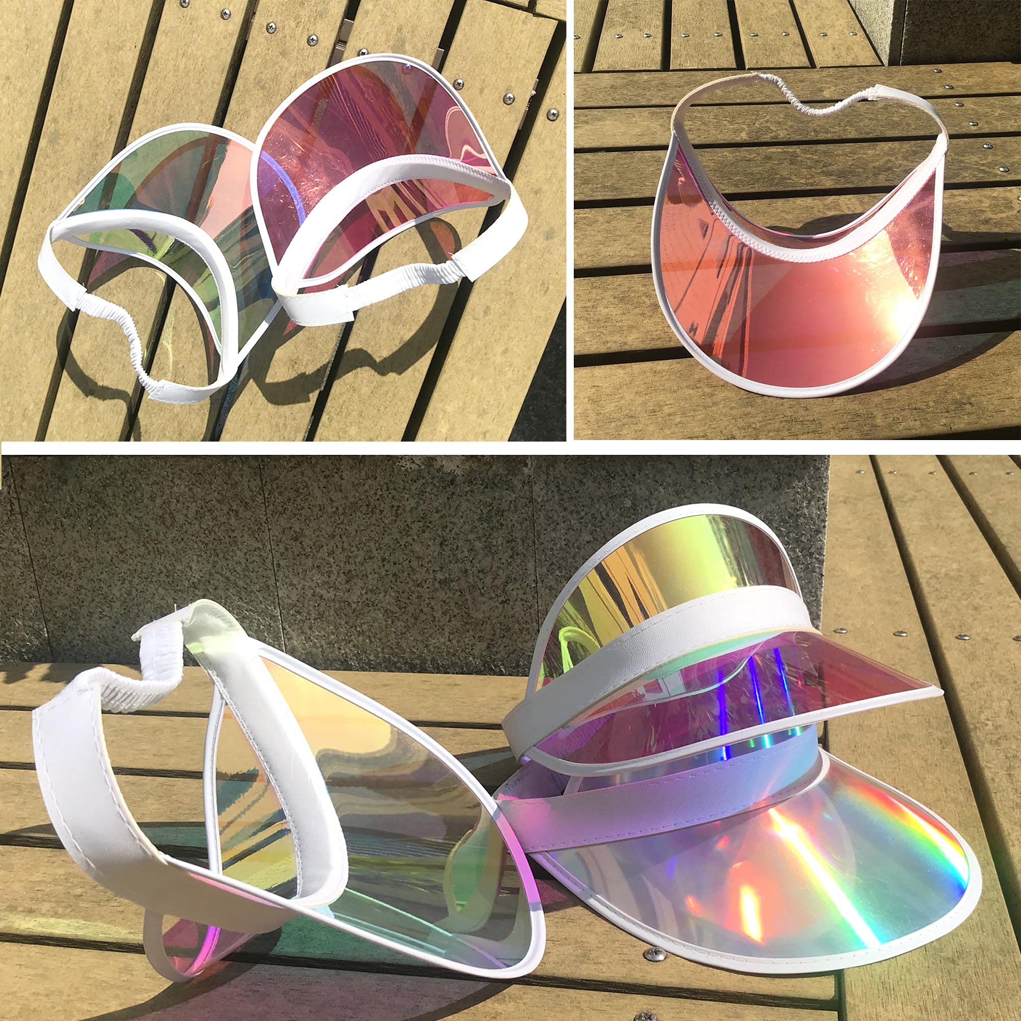 12 Pack Women's UV Protection Sun Visor Hats - Breathable Outdoor Golf & Beach Sports Visor Caps for Sun Protection, Fashionable Party Accessories (Ideal for Golfing, Beach Trips, Hiking & Outdoor Activities)