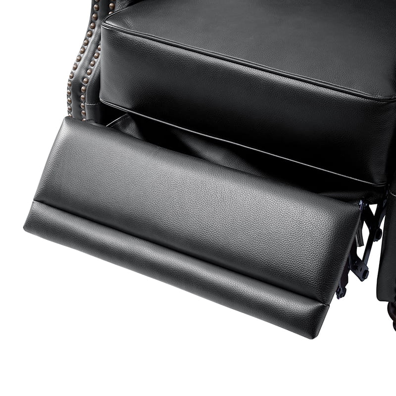 Karelie Genuine Leather Electric Recliner Chair - Power Lift Reclining Sofa with Massage & Heat for Living Room, Home Theater, and Office Relaxation