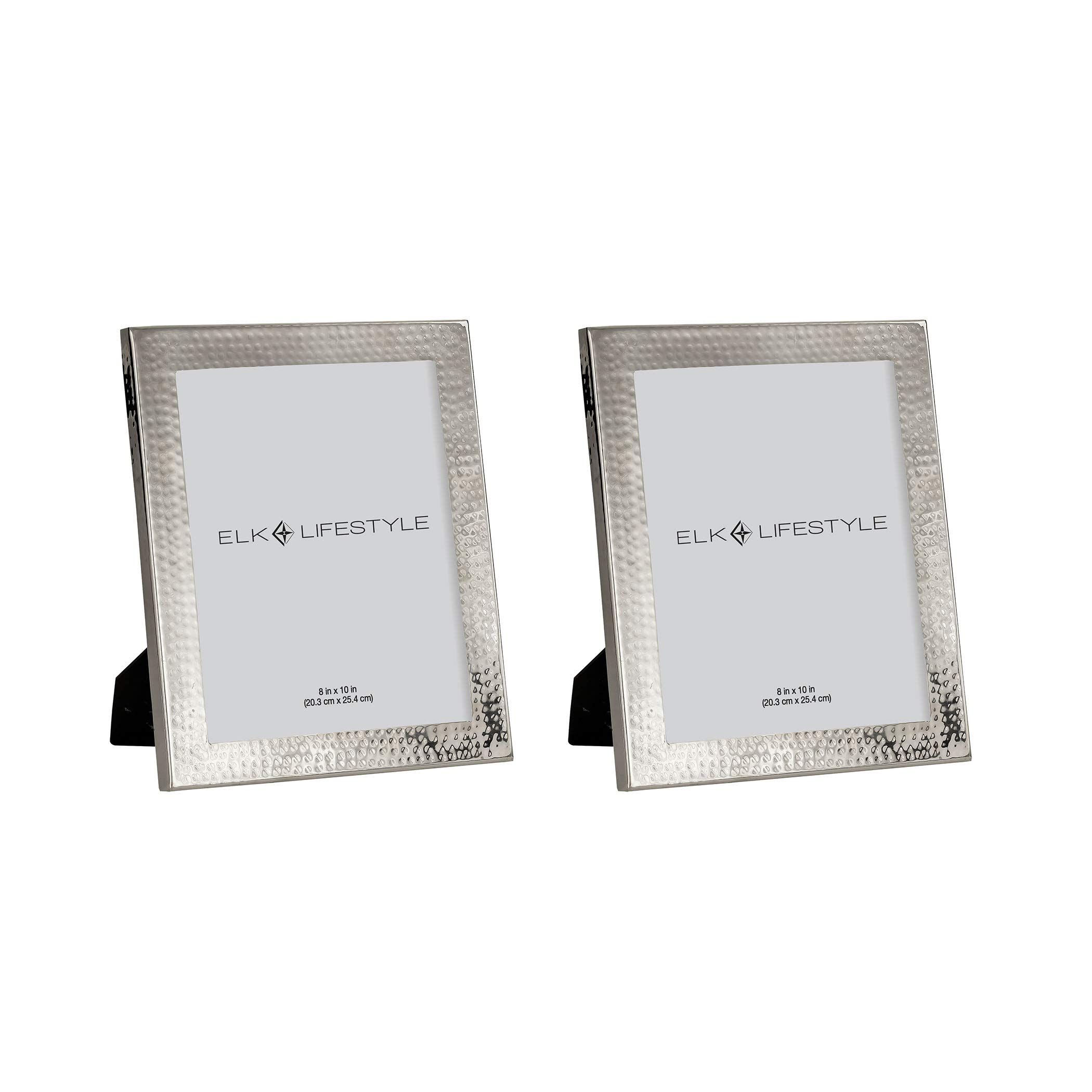 Elk Lighting 643613/S2 Silver Picture Frame - Elegant Home Decor for Living Room, Bedroom & Office Wall Art