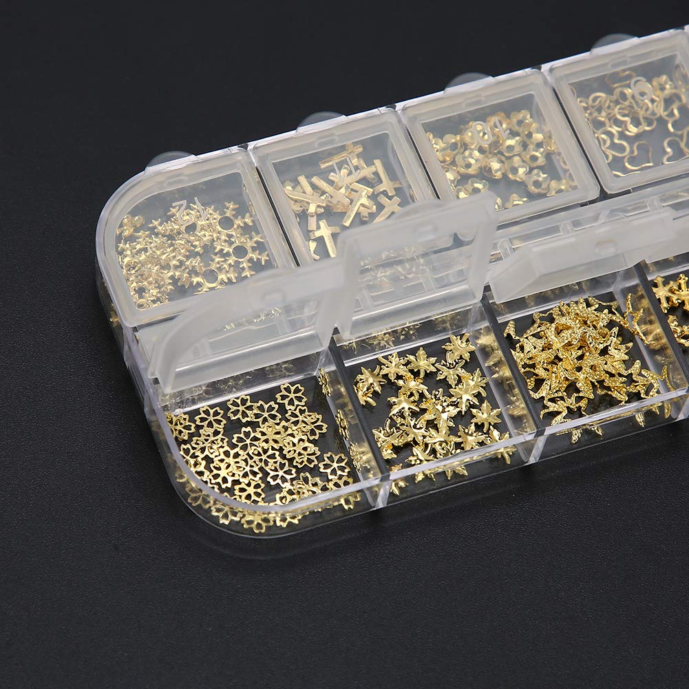 Alloy Nail Art Decorations - Safe & Stylish Nail Accessories for DIY, Home & Salon Use | Perfect for Manicures, Pedicures & Nail Design