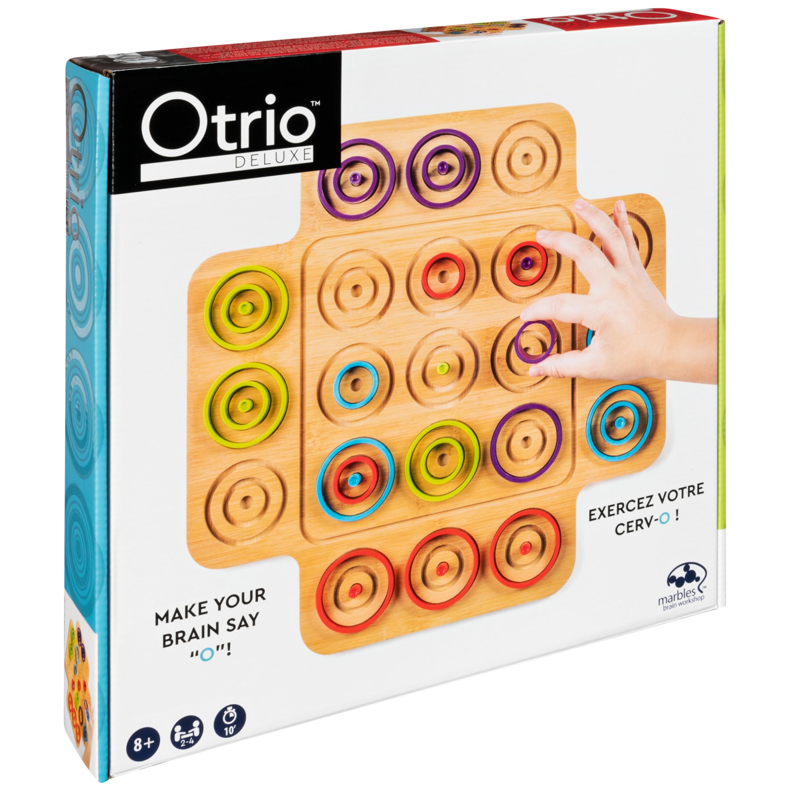 Otrio Strategy Board Game - Fun Family Game for Kids & Adults - Perfect for Game Nights, Parties & Indoor Activities