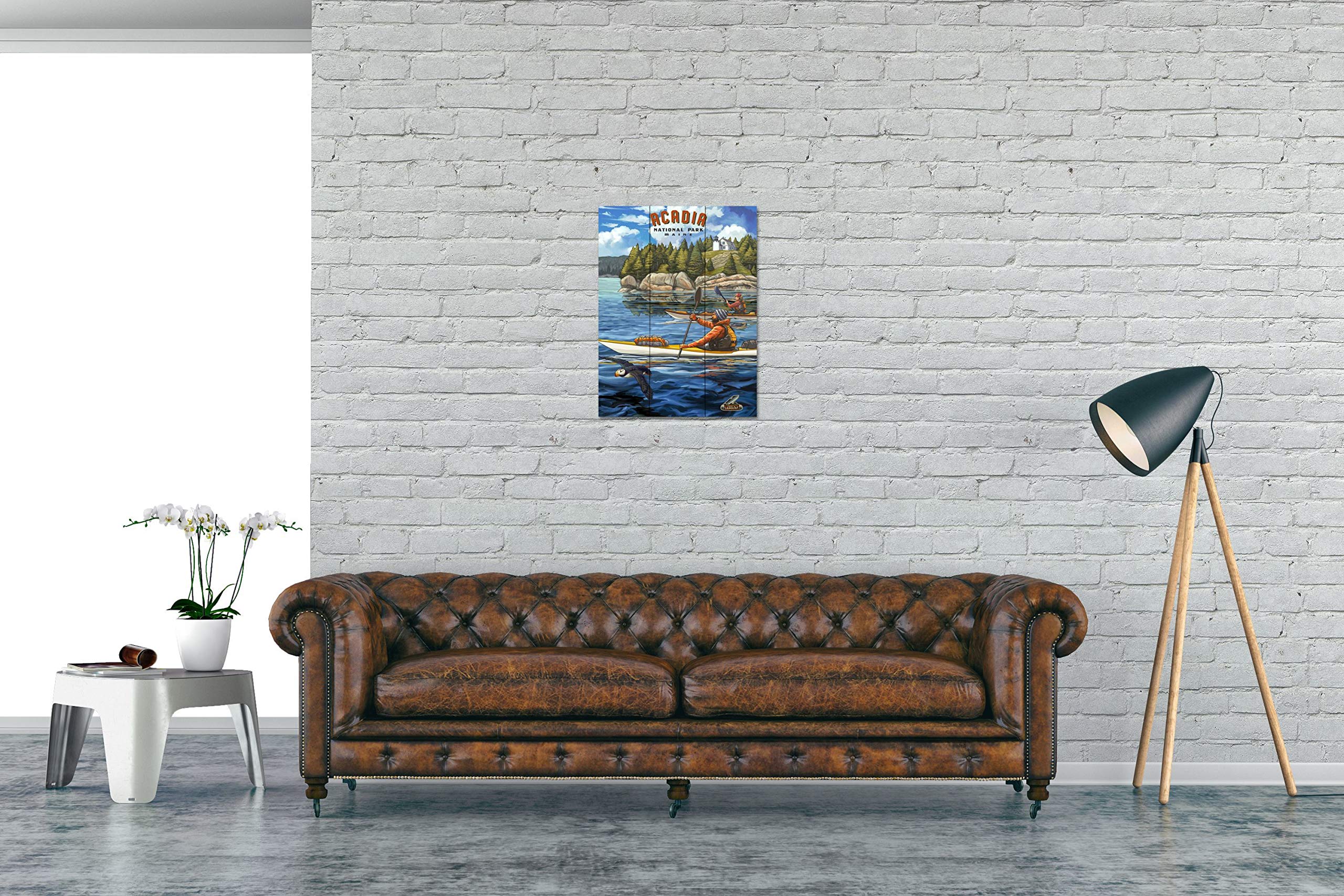 Kayak Acadia National Park Maine Wood Art Print - 18