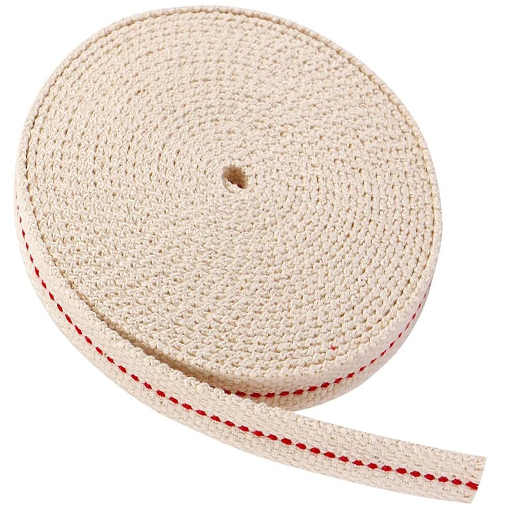 19.68 Foot Cotton Oil Lamp Wick - 1/2