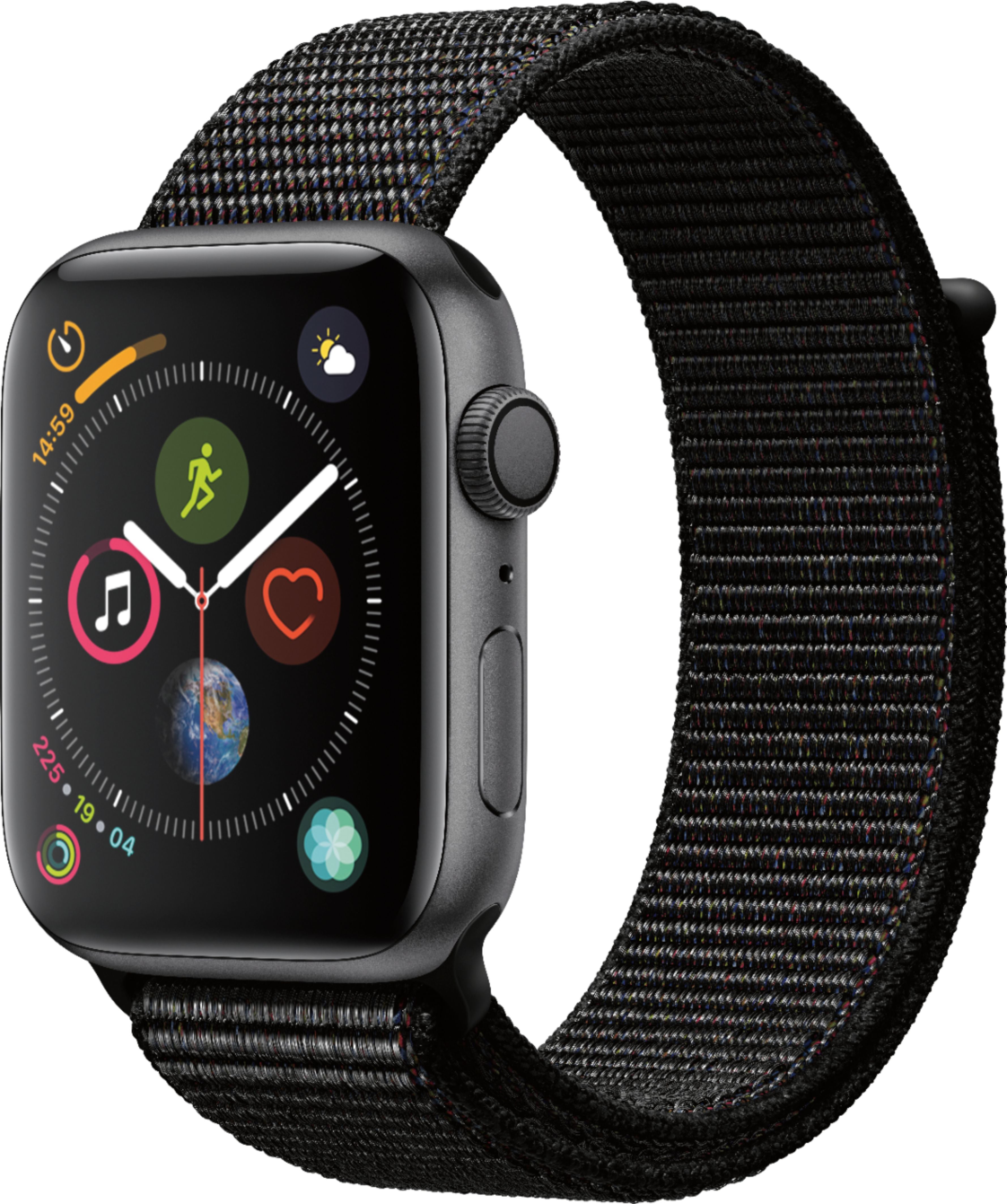 Apple Watch Series 4 GPS 44mm Space Gray Aluminum Case with Sport Band - Perfect for Fitness Tracking, Running & Everyday Use