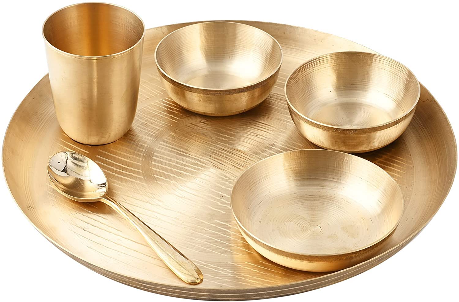 Premium Bronze Kansa Set for Ayurvedic Massage & Skincare | Handcrafted Copper Alloy Facial Tools for Glowing Skin | Perfect for Spa, Wellness & Self-Care Rituals