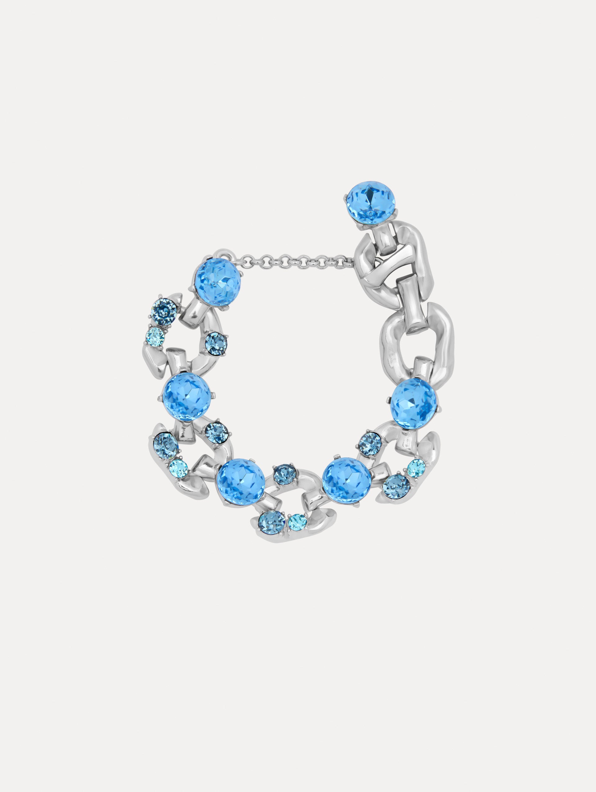 Scramble Chain Link Bracelet for Women - Trendy Adjustable Fashion Jewelry Gift for Her - Perfect for Casual Wear, Office & Date Night