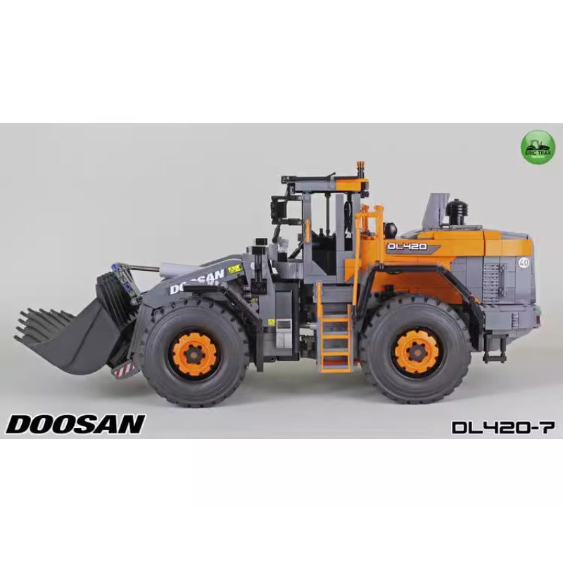 2617pcs MOC DOOSAN DL420-7 Excavator Building Blocks Set with Stickers – DIY Construction Toy for Adults & Kids, Perfect for STEM Learning, Gift Ideas, and Model Display