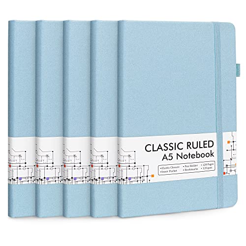 5 Pack light blue