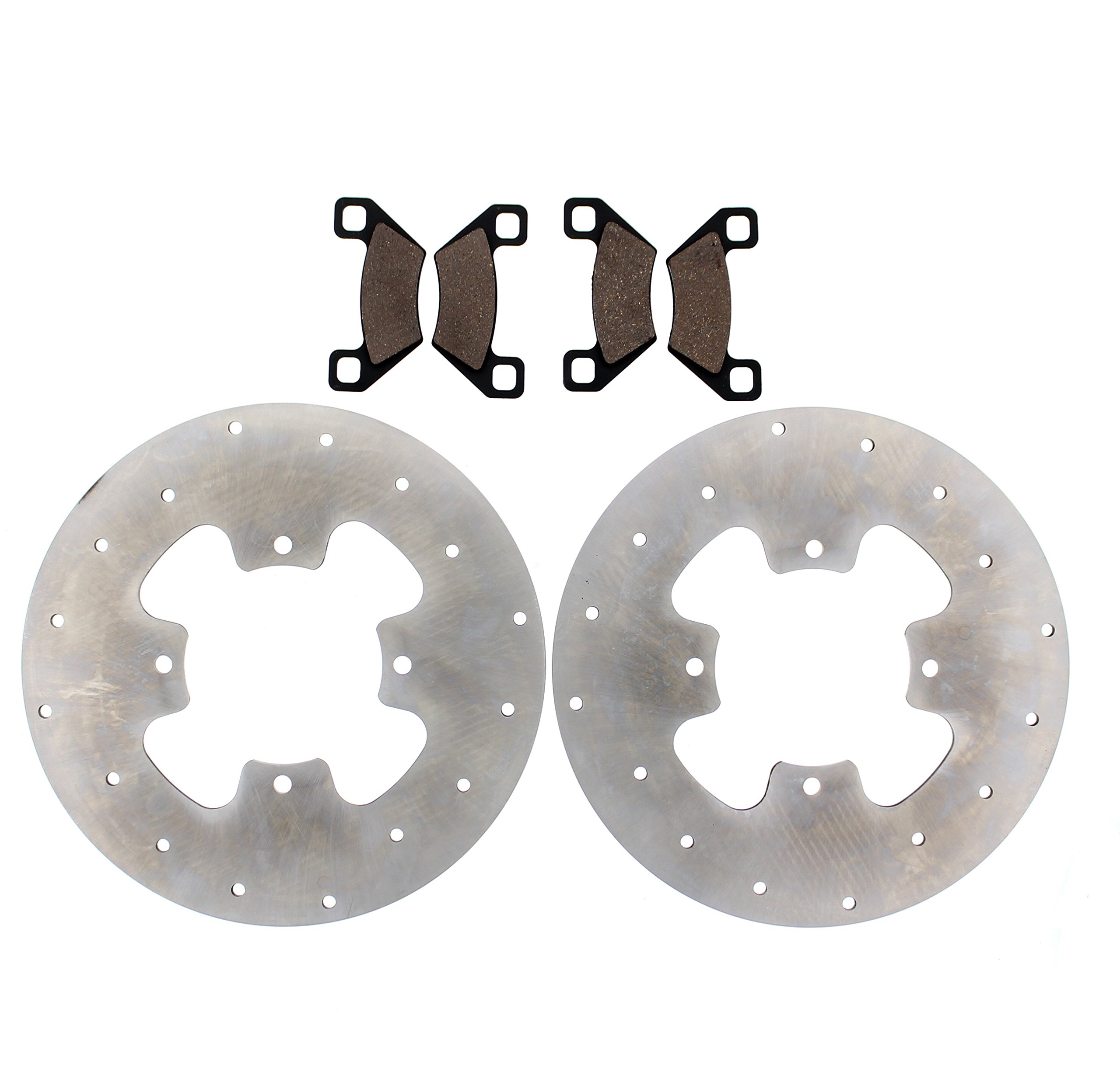 Arctic Cat Wildcat 1000 Front Brake Pads & Rotors Kit - High Performance Off-Road Braking System for UTV & ATV - Perfect for Trail Riding, Dune Bashing & Off-Road Adventures