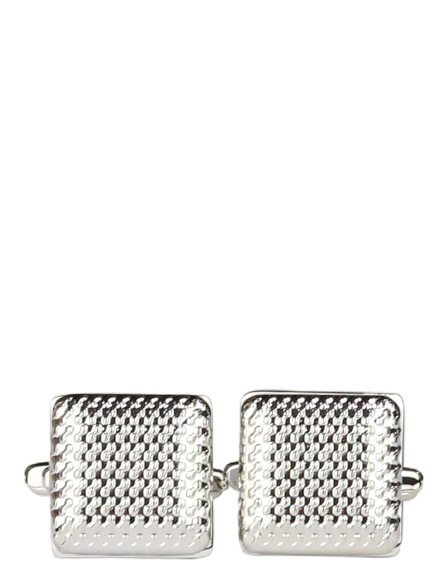 DÉCLIC Mesh Square Cufflinks for Men - Elegant Stainless Steel Dress Shirt Accessories - Perfect for Weddings, Business Meetings & Formal Events