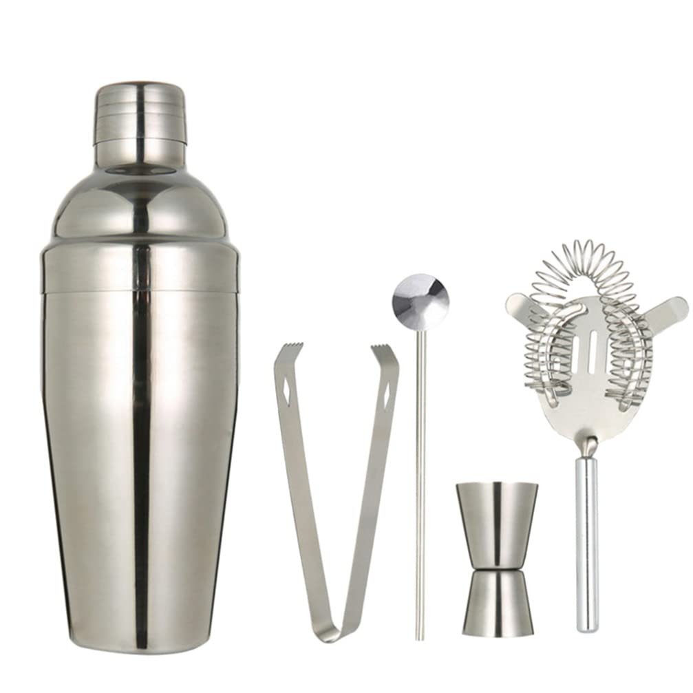Professional 550ML Bartender Kit - Cocktail Shaker Set with Jigger, Strainer, Mixing Spoon & Bar Tools | Perfect for Beginners & Home Mixology | Ideal for Parties, Home Bars & Cocktail Making