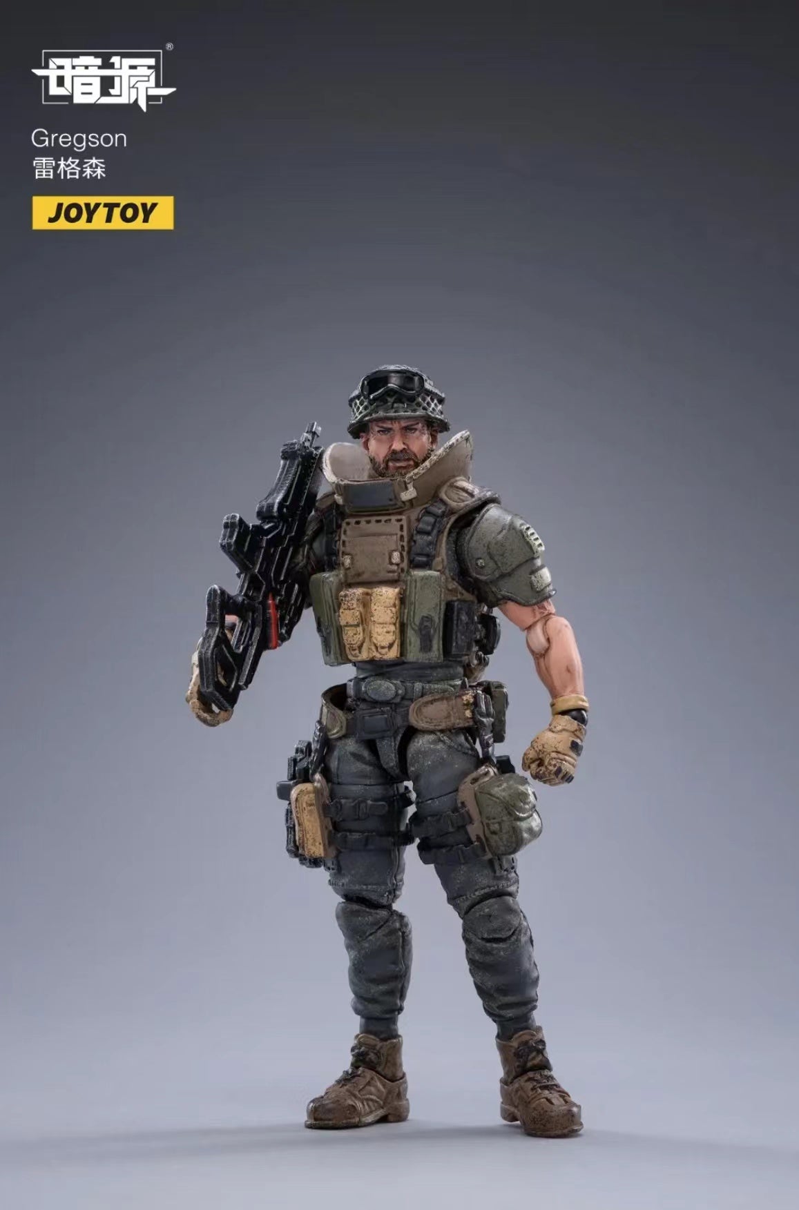 JOYTOY 1/18 Scale Gregson Action Figure - Dark Source Collectible Model for Display & Role Play | Perfect for Collectors & Gift Giving
