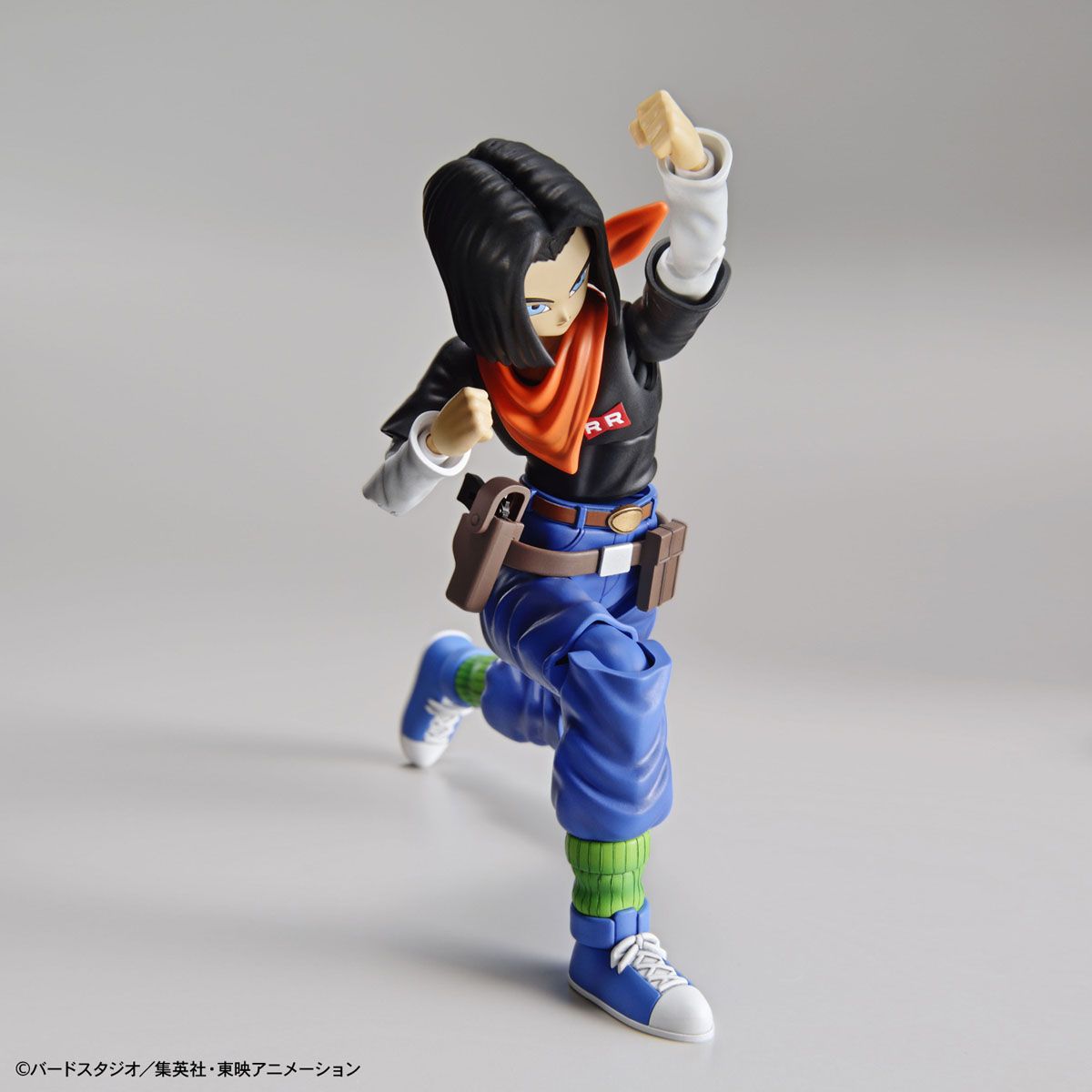 Figure Rise Standard Dragon Ball Z Android 17 Action Figure Model Kit - Build & Display Your DBZ Collection for Anime Fans & Collectors