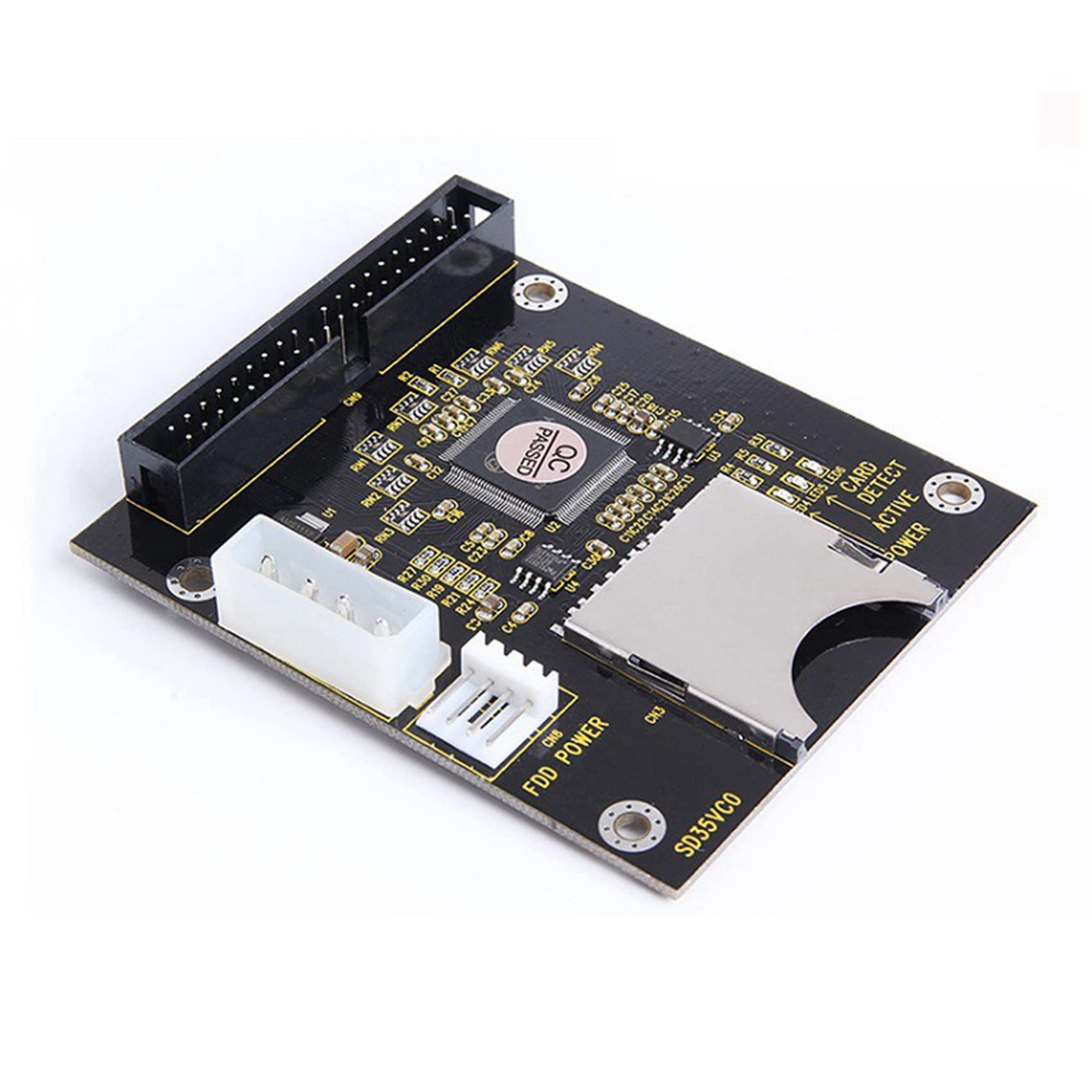 Tlily 5X SD to 3.5 Inch IDE 40 Pin Converter Card - IDE SD Card Adapter for SSD Embedded Storage & IDE Expansion - Perfect for Data Recovery, Legacy System Upgrades, and Industrial PC Applications