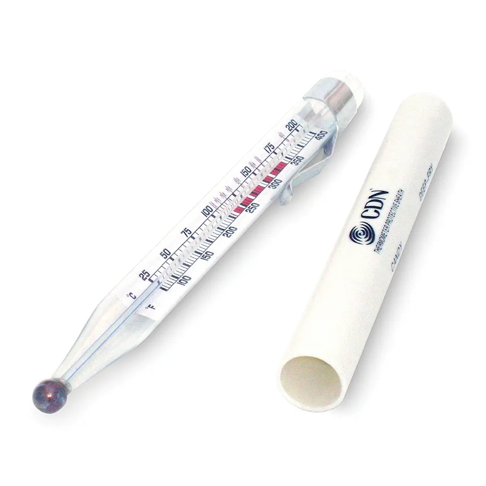 CDN Glass Sugar and Deep Fry Thermometer - Accurate Cooking & Candy Making Thermometer for Kitchen, Baking, and Frying | Perfect for Home Chefs and Professional Bakers