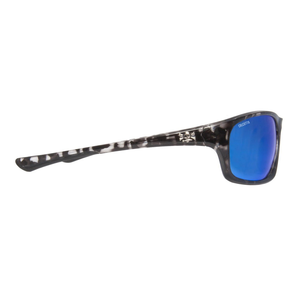 Polarized Wraparound Sports Sunglasses for Cycling & Driving - Blue Mirror Lens - UV Protection for Outdoor Activities