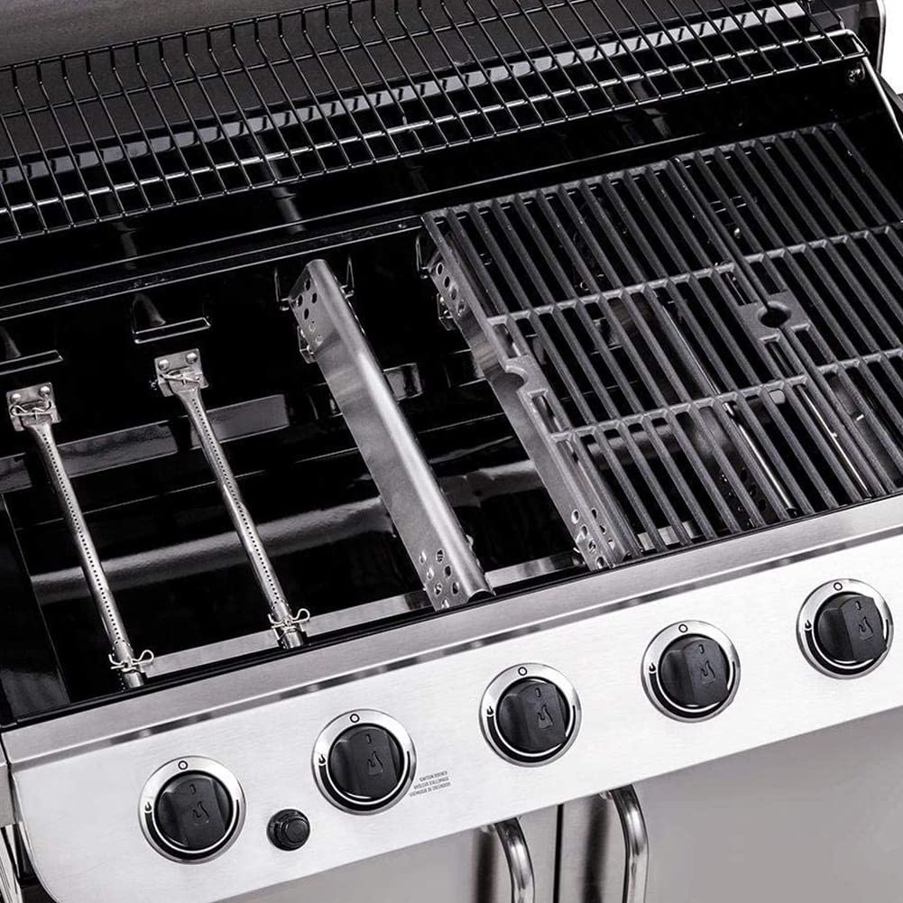 Charbroil Performance 5 Burner Grill Parts Replacement Kit - Burners, Heat Plates & Adjustable Carryover Tube for Models 463347519, 463347017, 463335517, 463276517, 463244819 - Perfect for Outdoor BBQ & Backyard Grilling