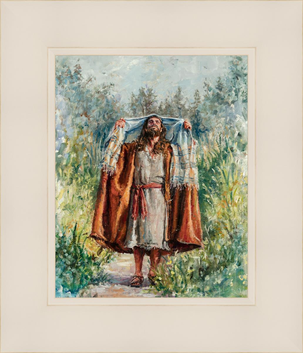 Jesus in the Wilderness - Religious Wall Art for Home & Church Decor - Inspirational Christian Gift for Prayer & Meditation Spaces