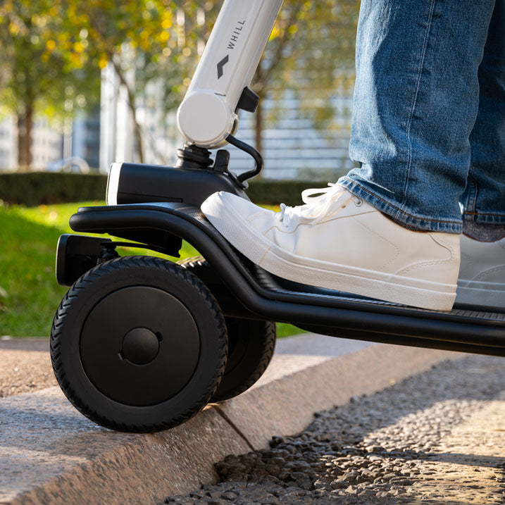 WHILL Model R 4 Wheel Mobility Scooter - Lightweight Electric Wheelchair for Adults & Seniors - Indoor/Outdoor Use for Shopping, Travel & Daily Activities