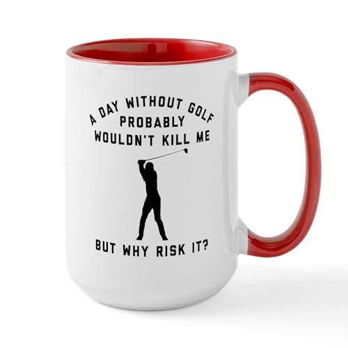 White/Red Inside - A Day Without Golf
