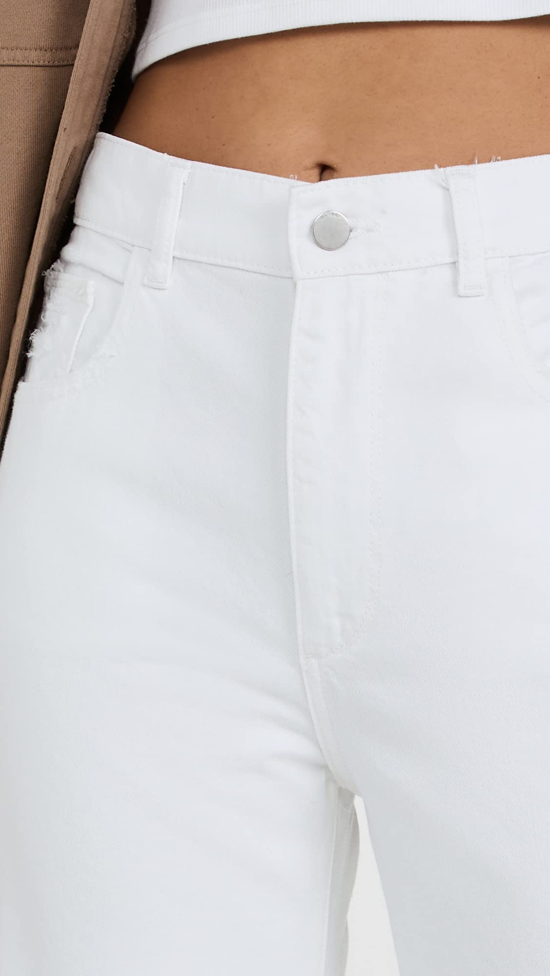 DL1961 Women's Hepburn Wide Leg High Rise Jeans - Stretch Denim Pants for Casual & Office Wear | Comfortable Plus Size Jeans for Women | Perfect for Work, Date Night & Everyday Outfits