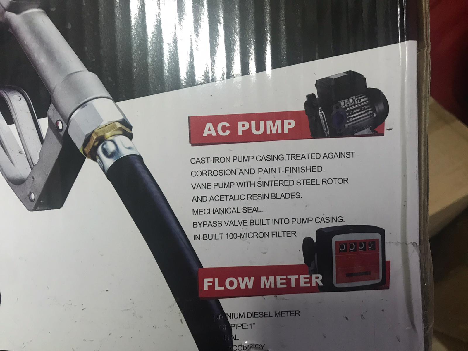AM 1224BT 230V AC Diesel Fuel Pump Set - 3 Bar Pressure, 1 Inlet/Outlet | Heavy Duty Transfer Pump for Trucks, Boats & Industrial Equipment | Model: YOILP1224BT