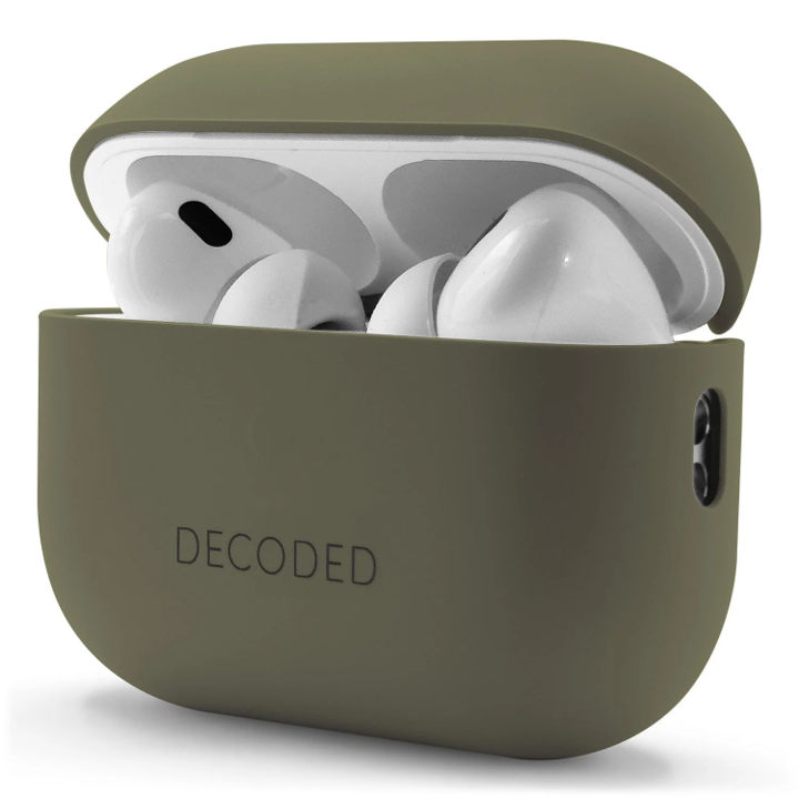 Premium Silicone Case for AirPods Pro 2nd Generation - Olive Green | Durable Protection & Sleek Design | Perfect for Travel, Workouts & Everyday Use