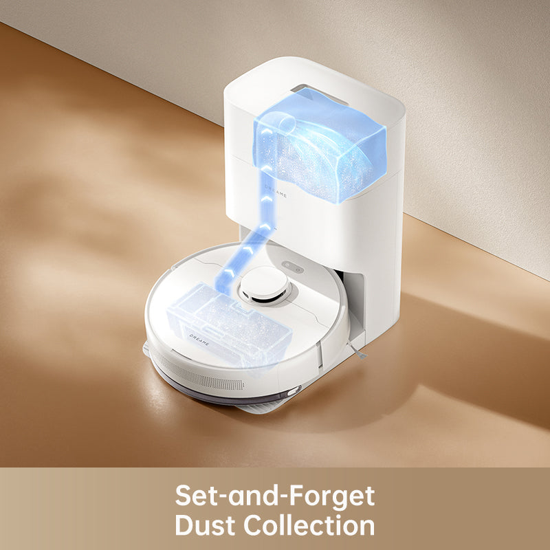 Dreame D10 Plus Gen 2 Robot Vacuum and Mop with Auto Empty Dock - Smart Self-Cleaning for Hardwood Floors & Carpets - Perfect for Pet Hair, Daily Cleaning in Homes & Apartments