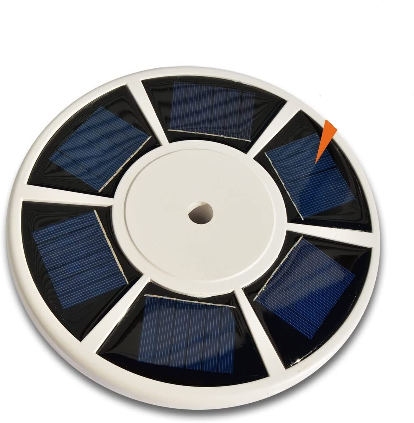 BenefitUSA 6 Solar Panels 26 LED Flag Pole Light - Super Bright White Outdoor Solar Flagpole Lighting for American Flags - Perfect for Gardens, Yards & Patriotic Displays