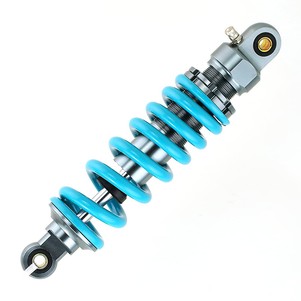 280mm Rear Shock Absorber for Dirt Pit Bike & ATV - Heavy Duty Suspension Spring Damper with Blue Coating | Off-Roading, Trail Riding & Motocross Accessories