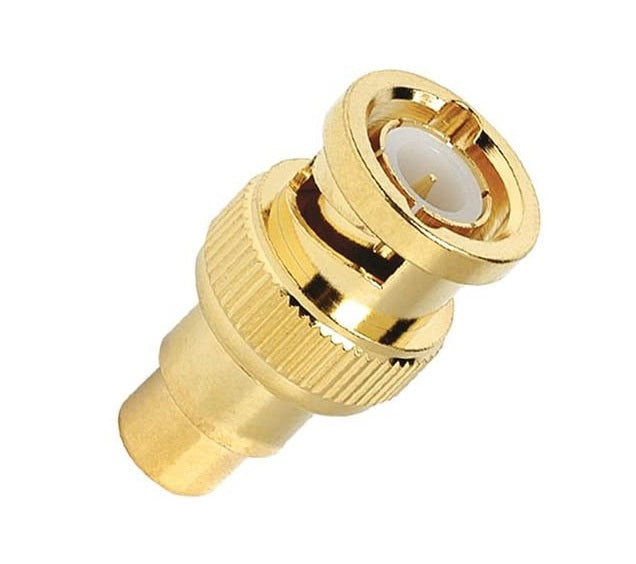 AudioQuest Female RCA to Male BNC Adapter - High-Quality Audio Connector for Home Theater & Professional AV Systems