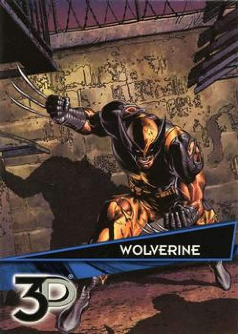 2015 Upper Deck Marvel 3D Wolverine Non-Sport Trading Card #42 - Collectible for Marvel Fans & Card Enthusiasts | Perfect for Display, Trading, and Gifts