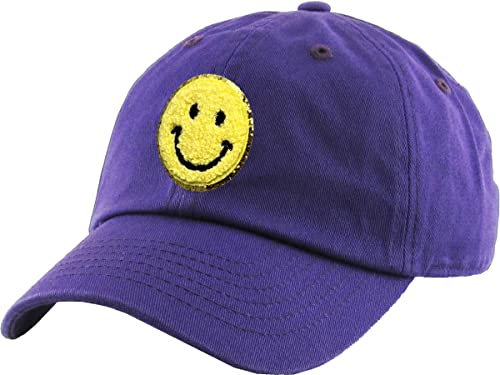 Smiley Face - Purple/Yellow (2-5