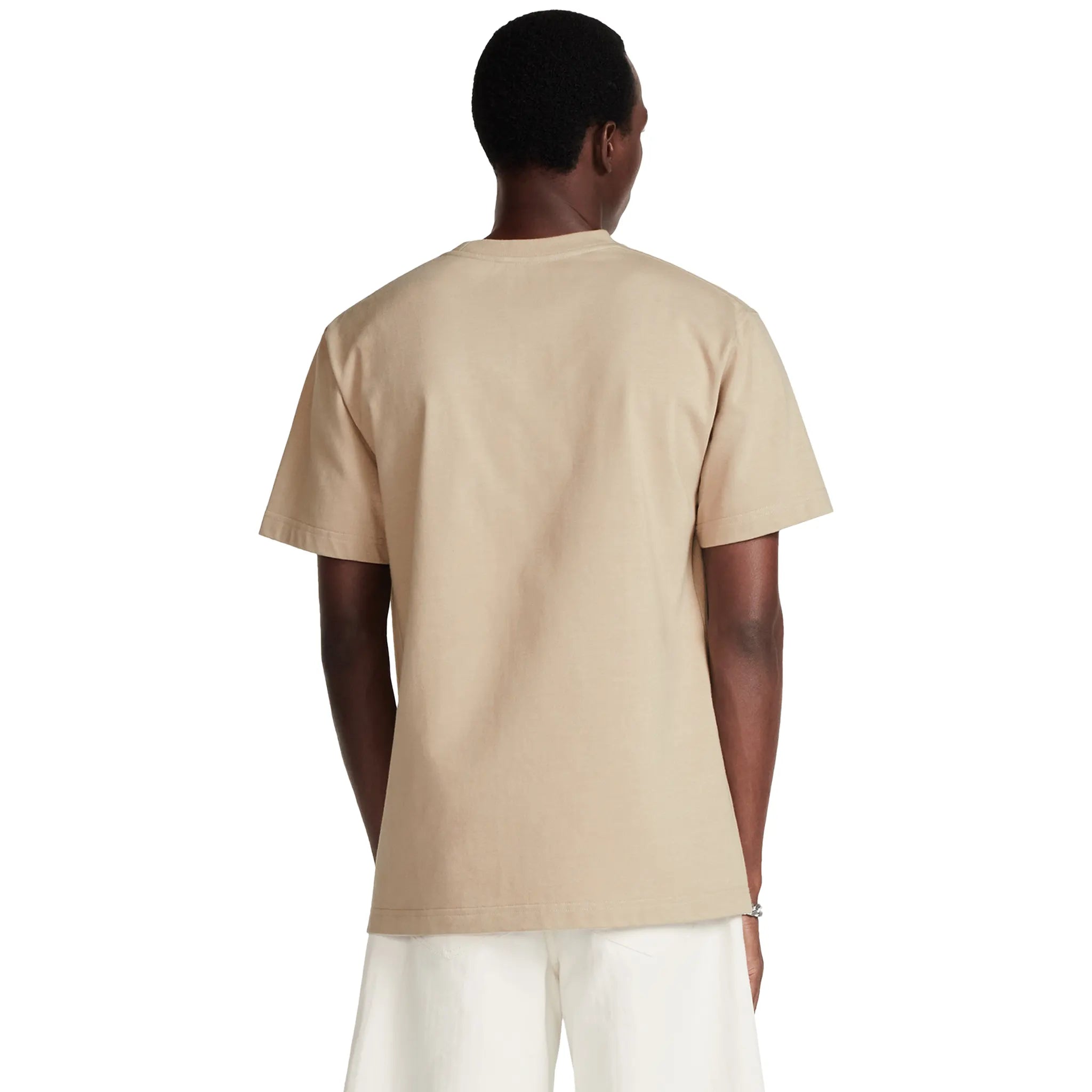 Dior CD Icon Relaxed Fit Cotton Beige T-Shirt for Men - Casual Luxury Tee for Everyday Wear, Street Style & Summer Outfits