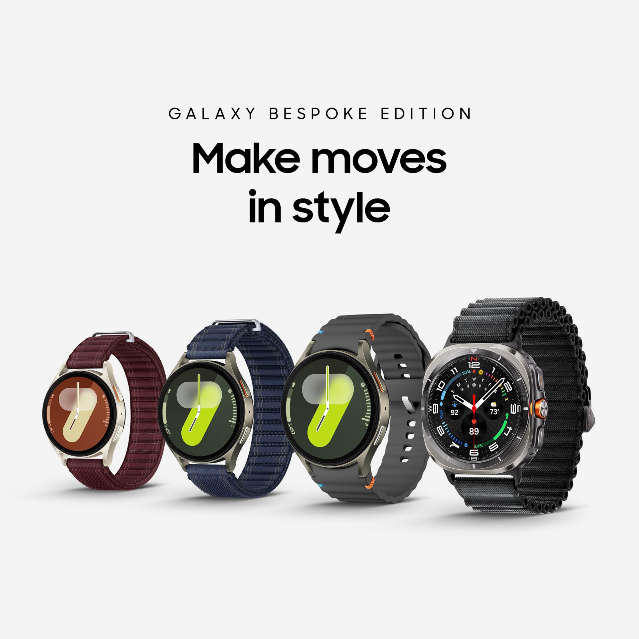 Samsung Galaxy Watch Ultra Bespoke Edition 47mm LTE Smartwatch - Titanium Silver (Renewed) | AI Fitness Tracker with Heart Rate, Sleep Monitor & Wellness Tips | Perfect for Workouts, Running & Daily Health Tracking