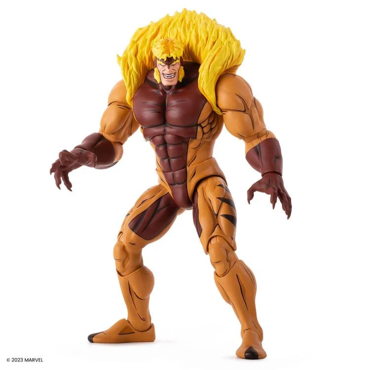 X-Men The Animated Series Sabretooth 1/6 Scale Collectible Action Figure - Perfect for Marvel Fans, Display & Comic Book Collections