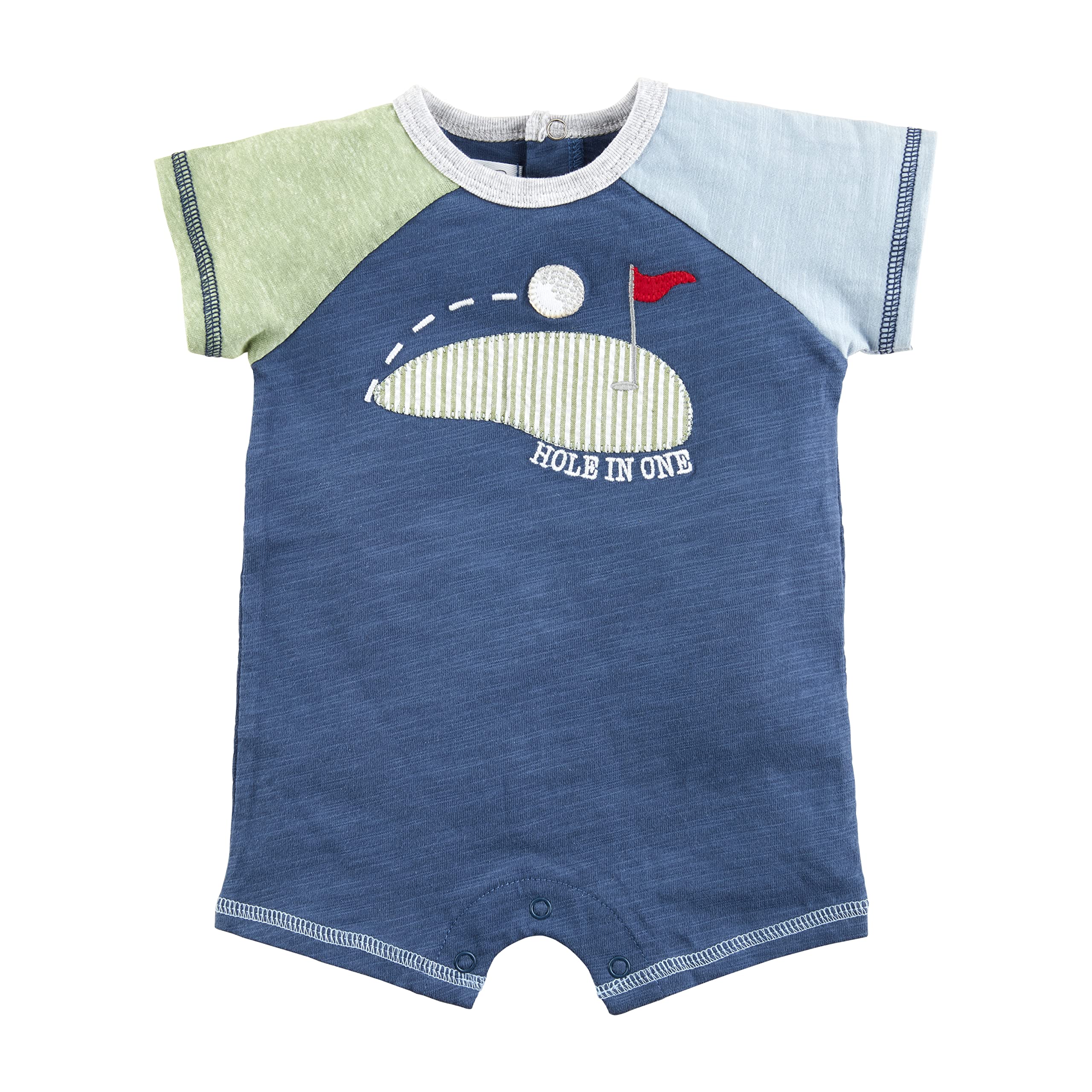 Mud Pie Baby Boys' Shortall Romper - Cute & Comfortable Outfit for Toddlers - Perfect for Playdates, Parties & Everyday Wear
