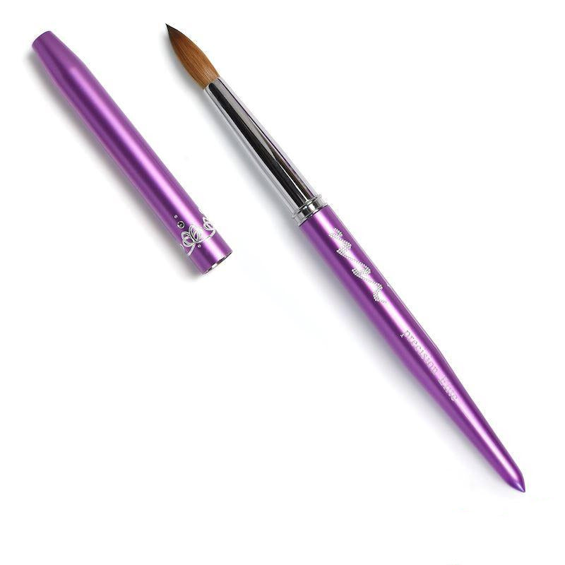 PRECISION ELITE #14 Kolinsky Sable Acrylic Paint Brush - Professional Artist Brush for Oil, Watercolor & Acrylic Painting - Perfect for Canvas, Wood & Detailed Artwork