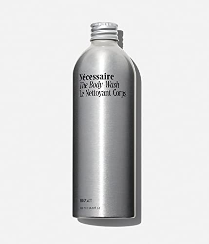 Necessaire The Body Cleanser Refill 500ml - Sandalwood Scented Shower Gel | Vegan, Fragrance-Free & Hydrating for Sensitive Skin | Perfect for Daily Shower, Spa Day & Travel