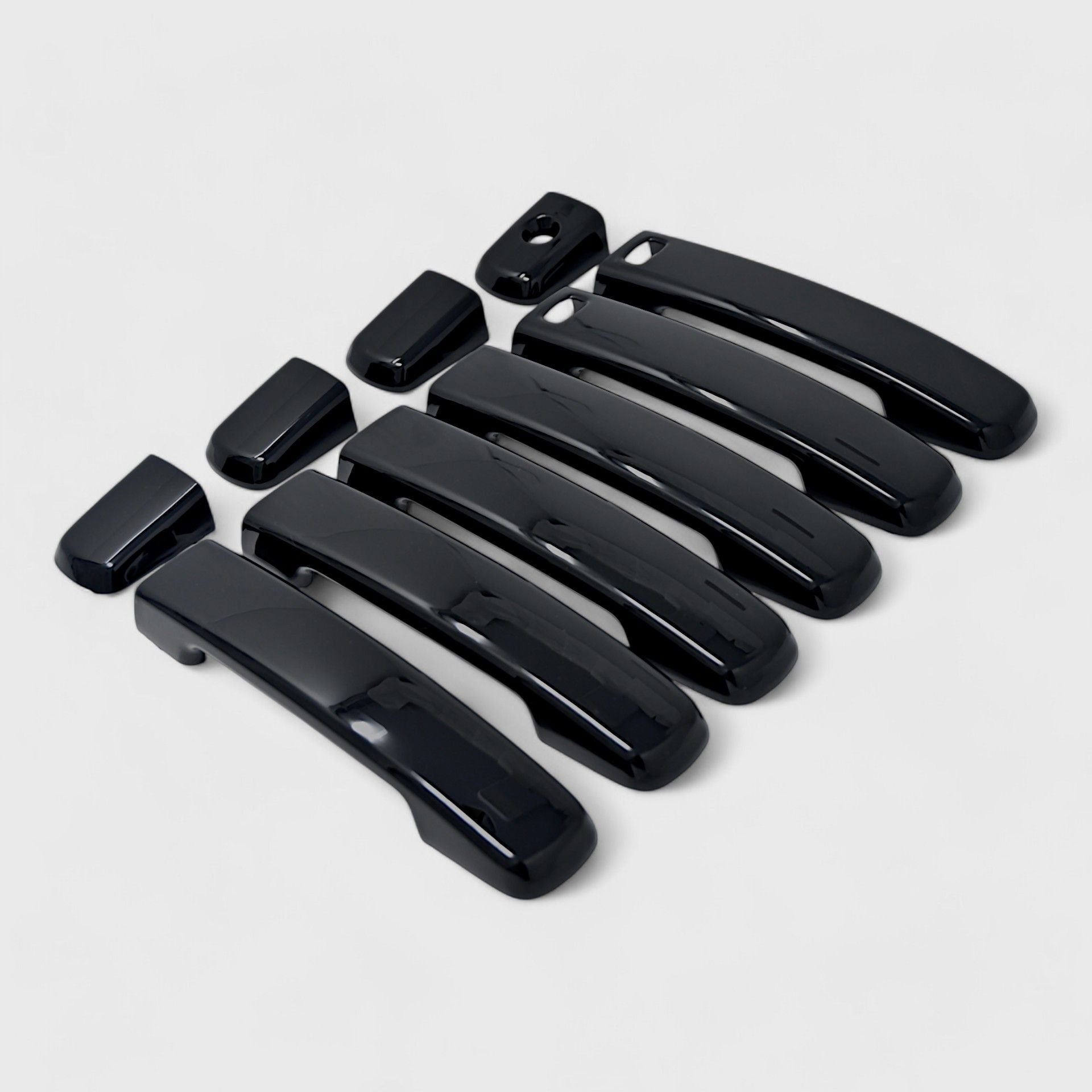 Gloss Black Chrome Delete Door Handle Cover for Cars - Compatible with Smart Key (Model DH6330BLK) | Upgrade Your Vehicle's Exterior Style for a Sleek, Modern Look