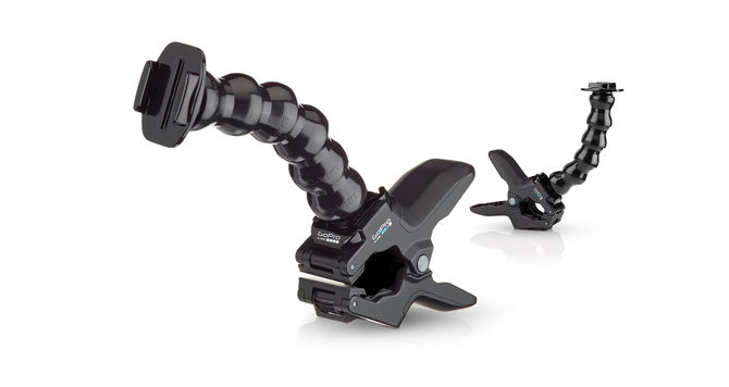 GoPro Jaws Flex Clamp Mount - Universal Action Camera Accessory for Bikes, Surfboards & Helmets | Durable Hands-Free Grip for Adventure Sports & Outdoor Activities